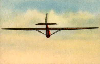 Fluglehrer im Segelflugzeug an der Rhön-Rossitten-Gesellschaft Segelflugschule, Deutschland, 1932
