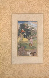 Folio aus dem Kathasaritsagara, ca. 1590