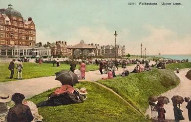 Folkestone. Upper Lees, spätes 19. - frühes 20. Jahrhundert