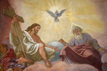 Franziskanerkirche von Wien Jesus, Gott und der Heilige Geist, Wien, Österreich
