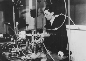 Frédéric Joliot, französischer Physiker, um 1930