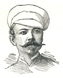 Frederic Villiers, 1851-1922, britischer Kriegszeichner und Kriegsberichterstatter, 1893