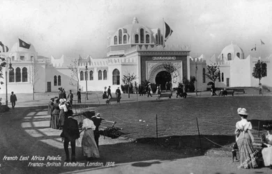 Palast von Französisch-Ostafrika, Franco-Britische Ausstellung, London, 1908