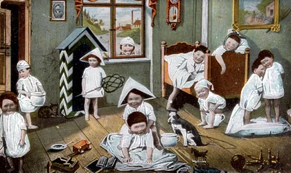 Französische Postkarte, um 1900