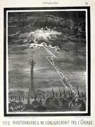 Französische anti-preußische Karikatur, 1871