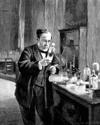 Französischer Chemiker und Mikrobiologe Louis Pasteur 1822-1895