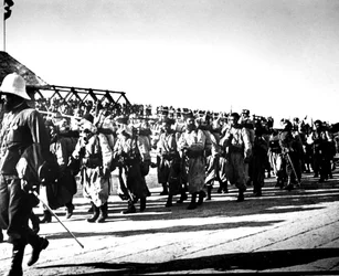 Französische Truppen, Tientsin, China, 1900
