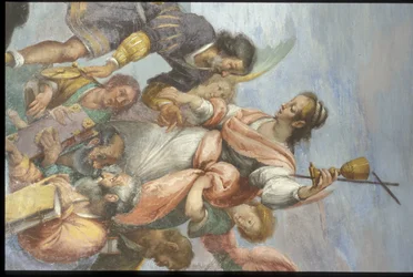 Fresken im Palazzo Lomellino, Genua, Ligurien, Italien