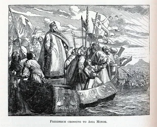 Friedrich überquert nach Kleinasien, 1882