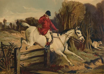 Full Cry - Tom Clarke, Huntsman of the Old Berkshire, ca. 1879