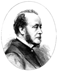 Gathorne Hardy 1814-1906, 1. Earl of Cranbrook, britischer konservativer Politiker