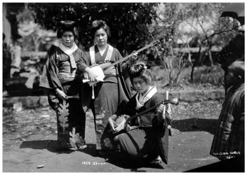 Geisha-Mädchen, Japan, frühes 20. Jahrhundert