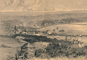 Gesamtansicht von Douglas, 1880