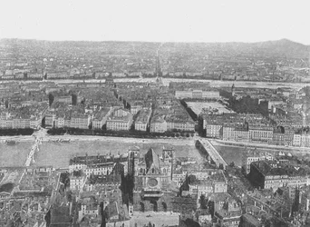 Gesamtansicht, Lyon, Frankreich, 1895