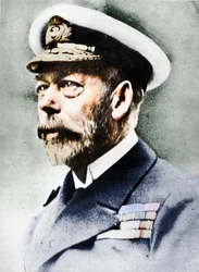 George V., König des Vereinigten Königreichs ab 1910, um 1936, 1945