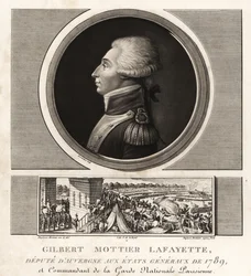 Gilbert Mottier Lafayette, Abgeordneter von Augergne zu den Generalständen