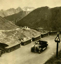 Glocknerhaus an der Großglockner-Hochalpenstraße, Österreich, um 1935