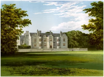 Glynde Place, Sussex, Heimat von Viscount Hampden, ca. 1880