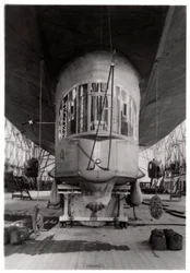 Gondel eines Zeppelin-Luftschiffs, Bodensee, Deutschland, ca. 1909-1933, 1933