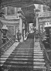 Große Treppe, Buckingham Palace, 1890
