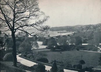 Grange - Blick aus den Gärten, 1895