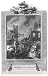 Großbrand von London, 1666, 1825