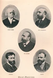 Große Musiker - Platte VIII., 1895