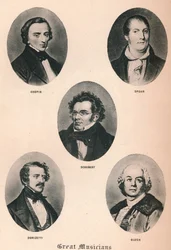 Große Musiker - Platte XIII, 1895