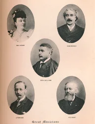 Große Musiker - Tafel XIV., 1895