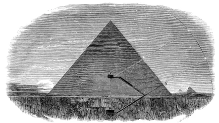 Die Große Pyramide von Cheops in Gizeh als astronomisches Observatorium genutzt