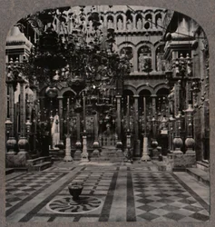Griechische Kathedrale in der Grabeskirche, Jerusalem, ca. 1900