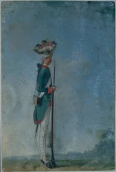 Grenadier des Preobraschenski-Regiments, Ende der 1770er Jahre