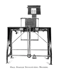 Hall-Braille-Stereotypiemaschine, 1919
