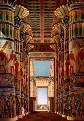 Säulensaal, Karnak, Ägypten, 1908-1909
