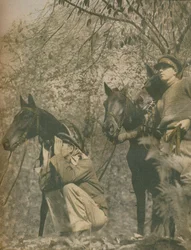 Wieder glücklich mit Reittieren, 1943-44