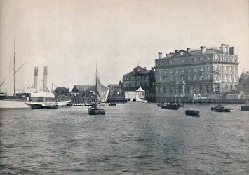 Harwich - Der Kai und das Great Eastern Hotel