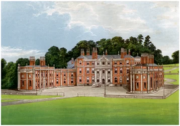 Hawkestone, Heim von Viscount Hill, ca. 1880