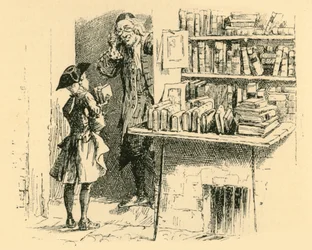 Er schaffte es, genug zu sparen, um zwei Bände zu kaufen, 1907