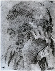 Kopf eines Jugendlichen, um 1750-1753, 1958
