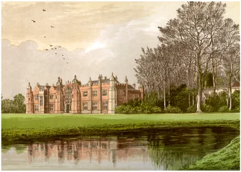 Hengrave Hall, Suffolk, Heimat der Familie Gage, um 1880