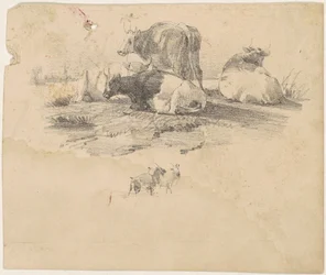 Rinderherde, 19. Jahrhundert