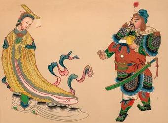 Helden und Heldinnen der chinesischen Geschichte, um 1903, 1904