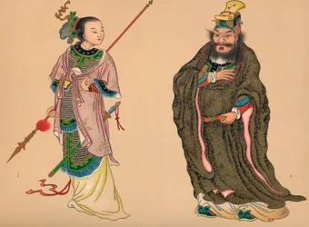 Helden und Heldinnen der chinesischen Geschichte, ca. 1903