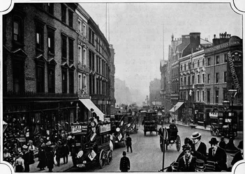 High Street, Kensington, London, ca. 1900-1901