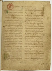 Historia Brittonum von Nennius. Erste Seite des Manuskripts, 11. Jahrhundert