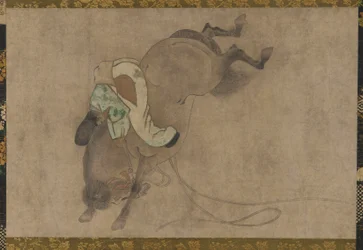 Pferd und Reiter, Momoyama-Periode, 1568-1615