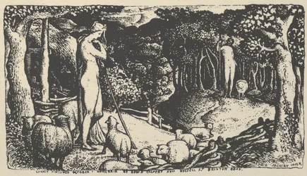 Ideales Hirtenleben reproduziert für Calverts Memoiren, 1904