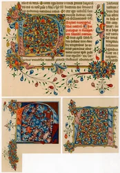 Illuminierte Initialbuchstaben, 1405-1415