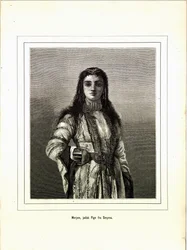 Illustration aus dem Buch Brogede rejsebilleder von Jerichau-Baumann, Elisabeth und veröffentlicht von Forlagsbureauet (Kopenhagen, 1881)