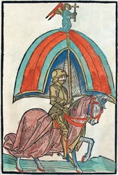 Illustration aus Richentals illustrierter Chronik, 1480er Jahre
